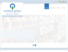 Tablet Screenshot of endless-green.com